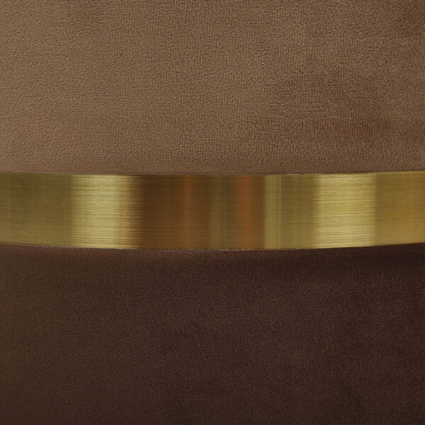 Pouf contenitore in velluto con coperchio - immagine 9